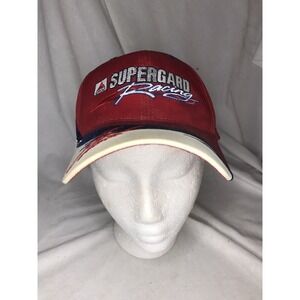 Nascar Snapback Cap Jeff Burton 99 Citgo Supergard Racing Hat Racing Red Auto